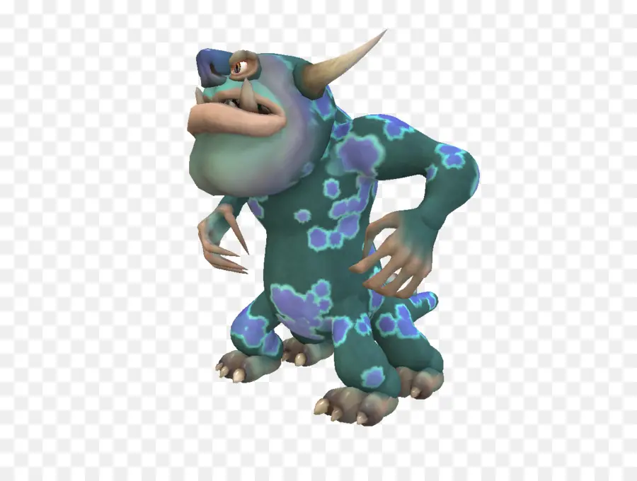 Monster Kartun，Biru PNG