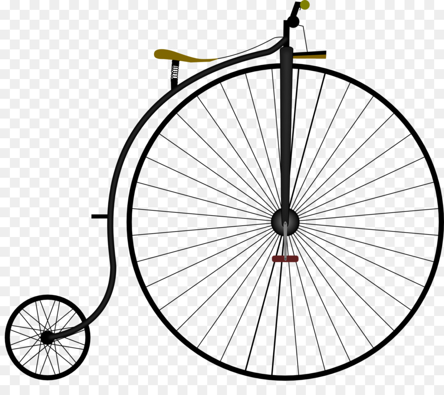 Sepeda Penny Farthing，Antik PNG