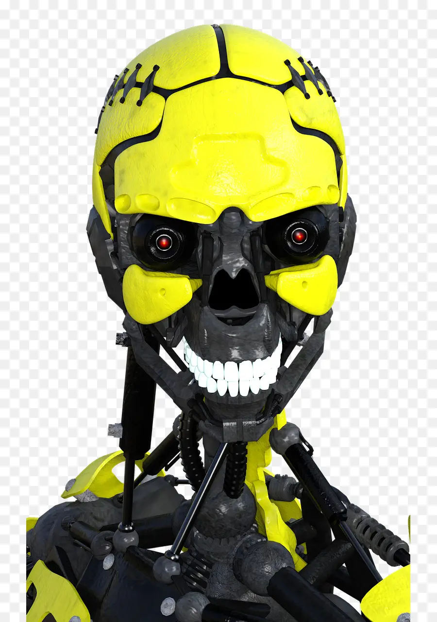 Robot，Kuning PNG