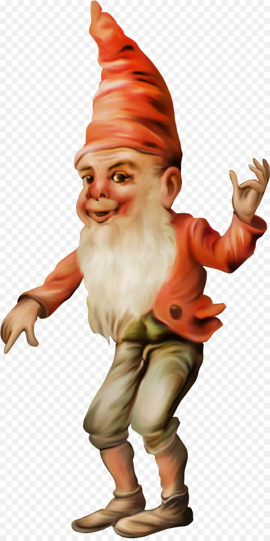 Gnome Dengan Topi Merah，Topi Merah PNG