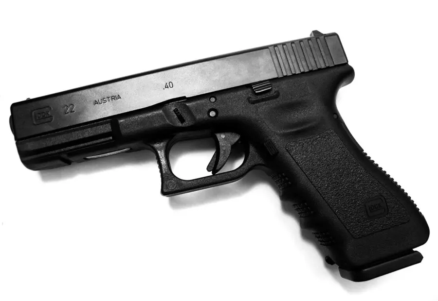 Pistol Hitam，Senjata Api PNG