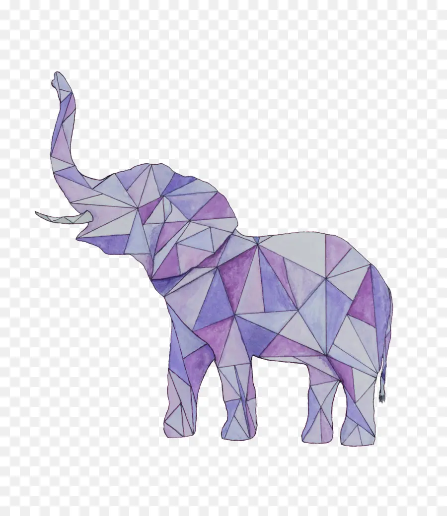 Gajah，Geometris PNG