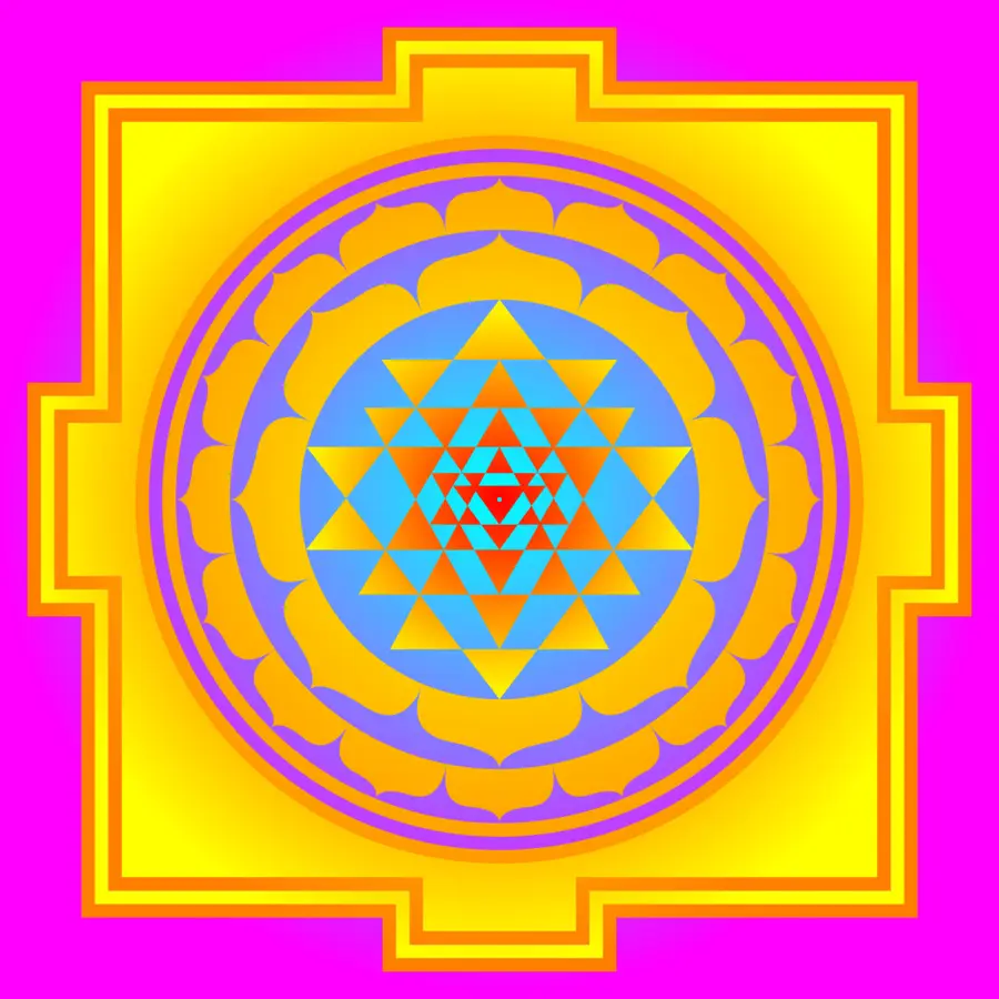 Ikonografi Hindu，Yantra PNG