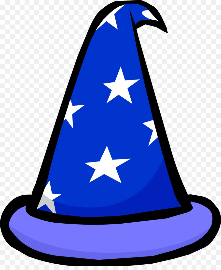 Topi Penyihir，Biru PNG