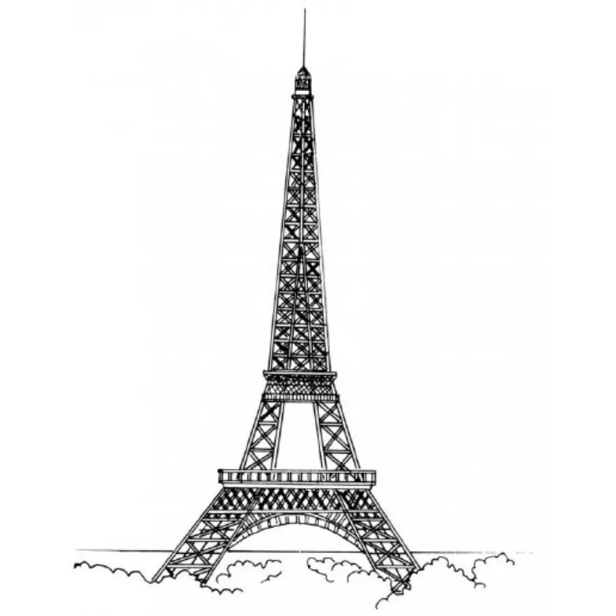 Menara Eiffel，Paris PNG