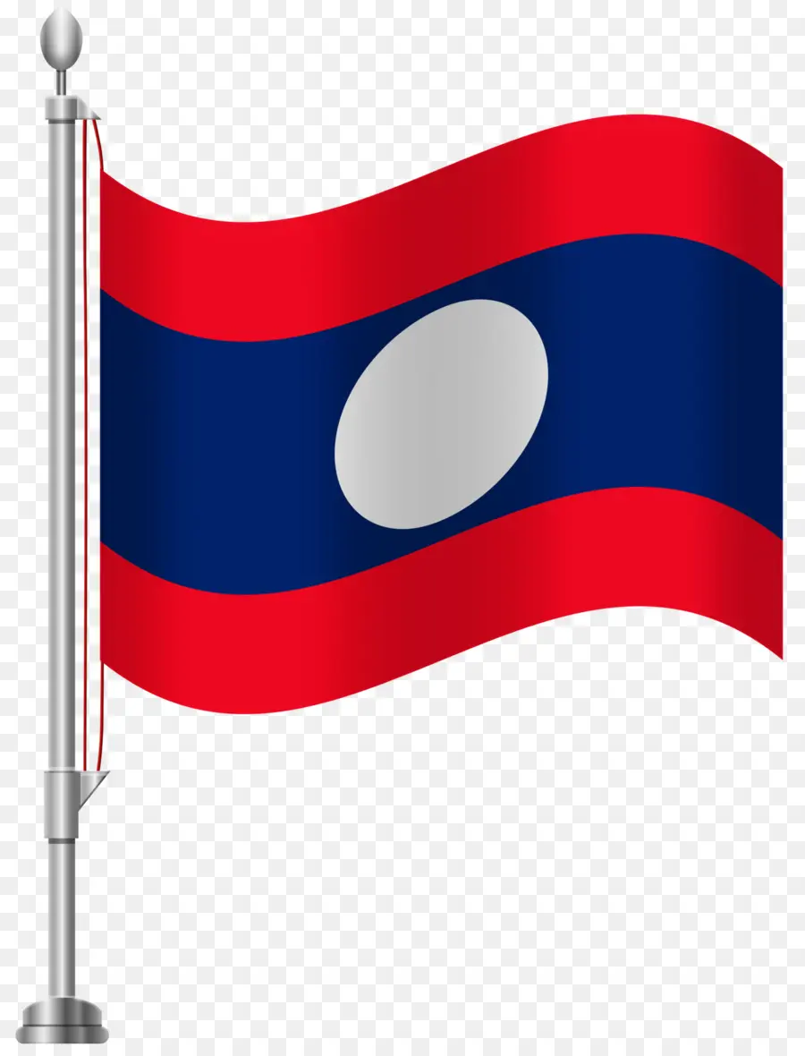 Bendera Laos，Laos PNG