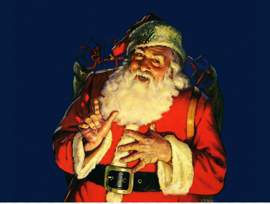 Santa Claus，Rudolph PNG