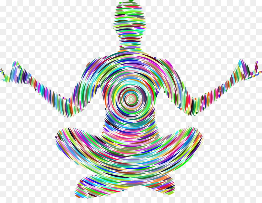 Meditasi，Berwarna Warni PNG