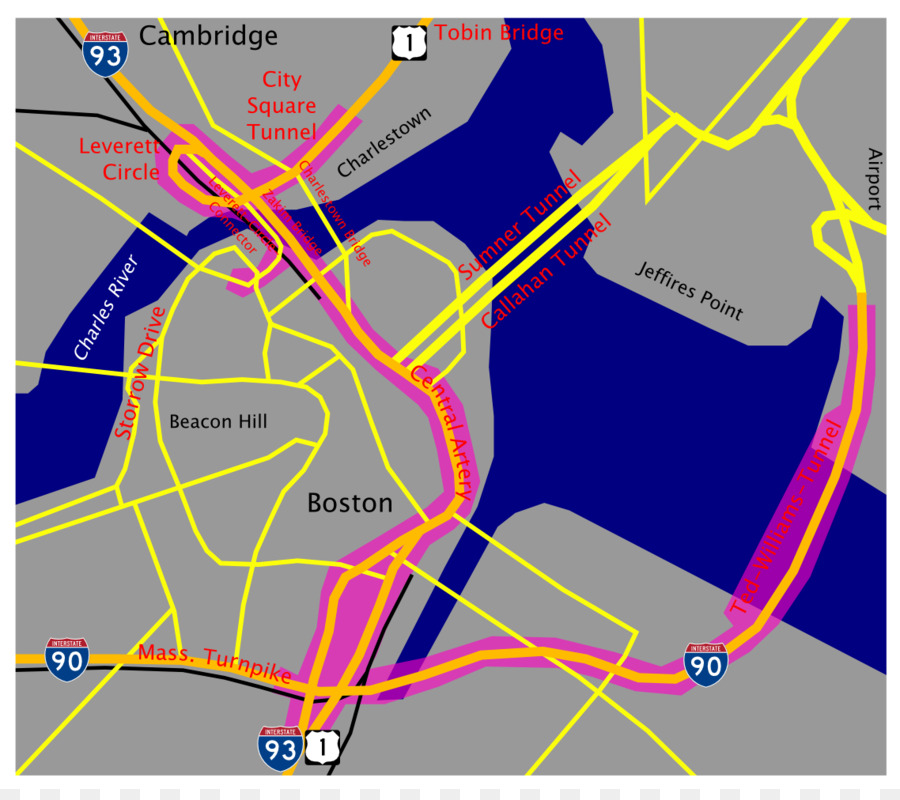 Pelabuhan Boston，Leonard P Zakim Bunker Hill Memorial Bridge PNG