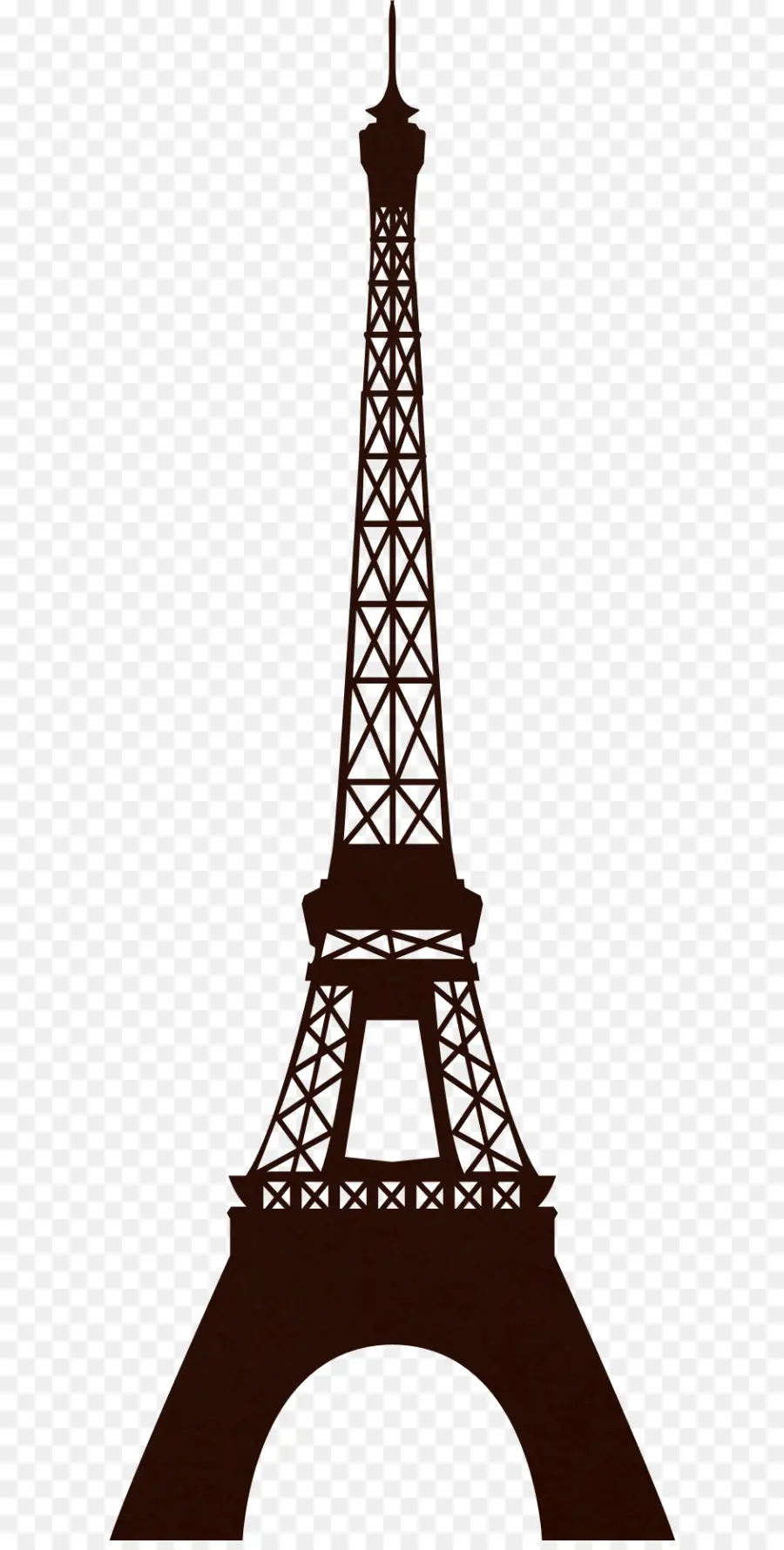 Menara Eiffel，Siluet PNG