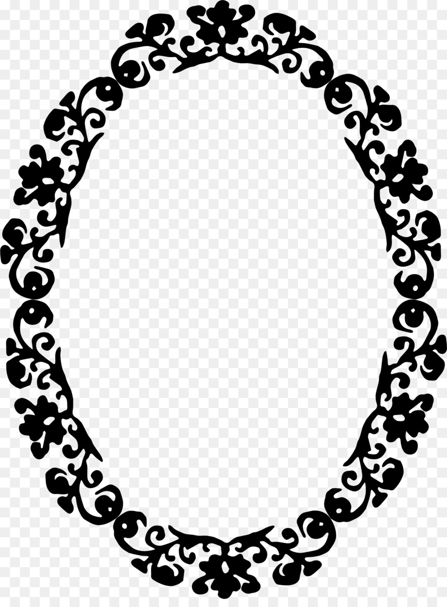 Perbatasan Dan Frame Hitam Dan Putih Ornamen Gambar Png