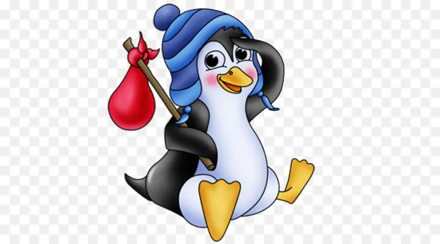 Penguin Dengan Topi，Topi PNG