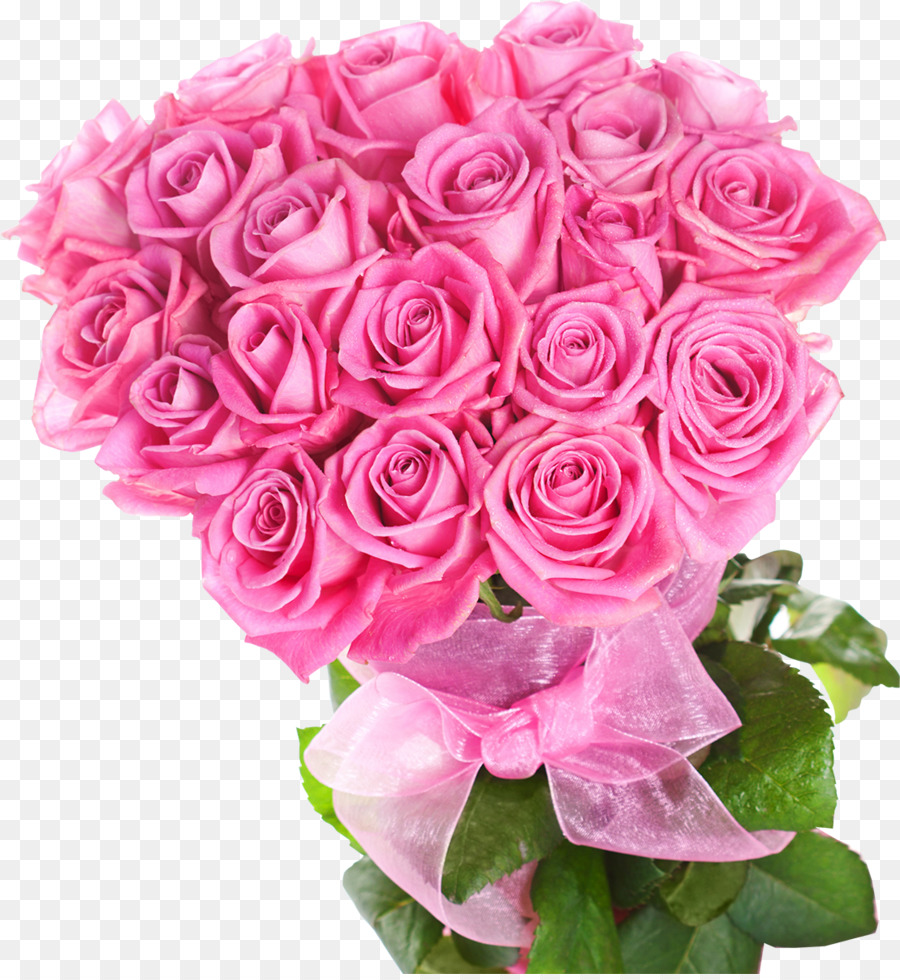 Karangan Bunga Naik Pink Gambar Png