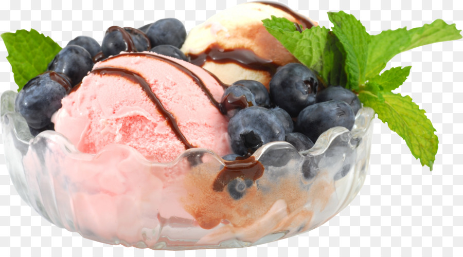 Es Krim Blueberry，Hidangan Penutup PNG