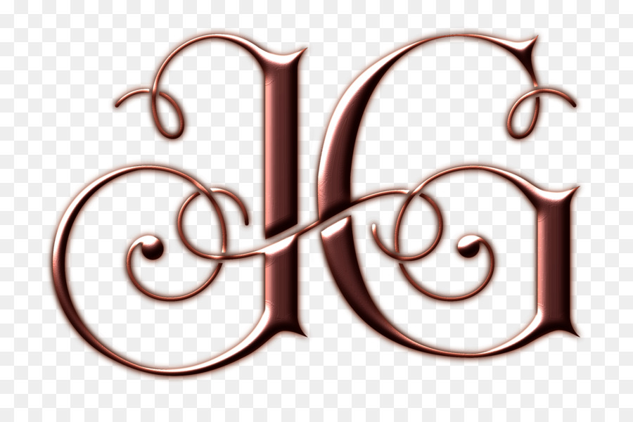 Monogram Hg，Inisial PNG