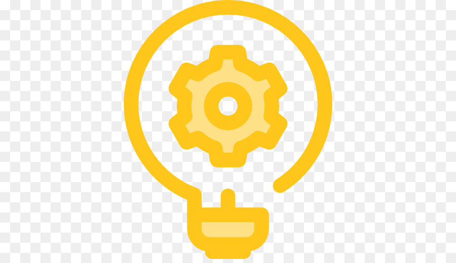 Bola Lampu Dengan Gear，Ide PNG