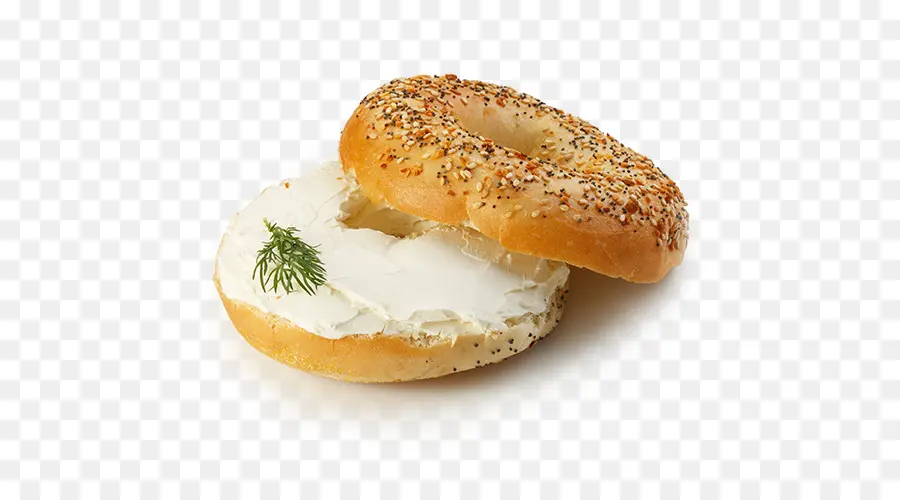 Bagel Dengan Krim Keju，Bagel PNG