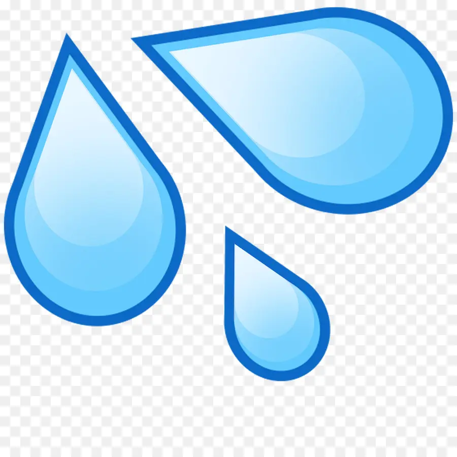 Tetesan Air Biru，Droplet PNG