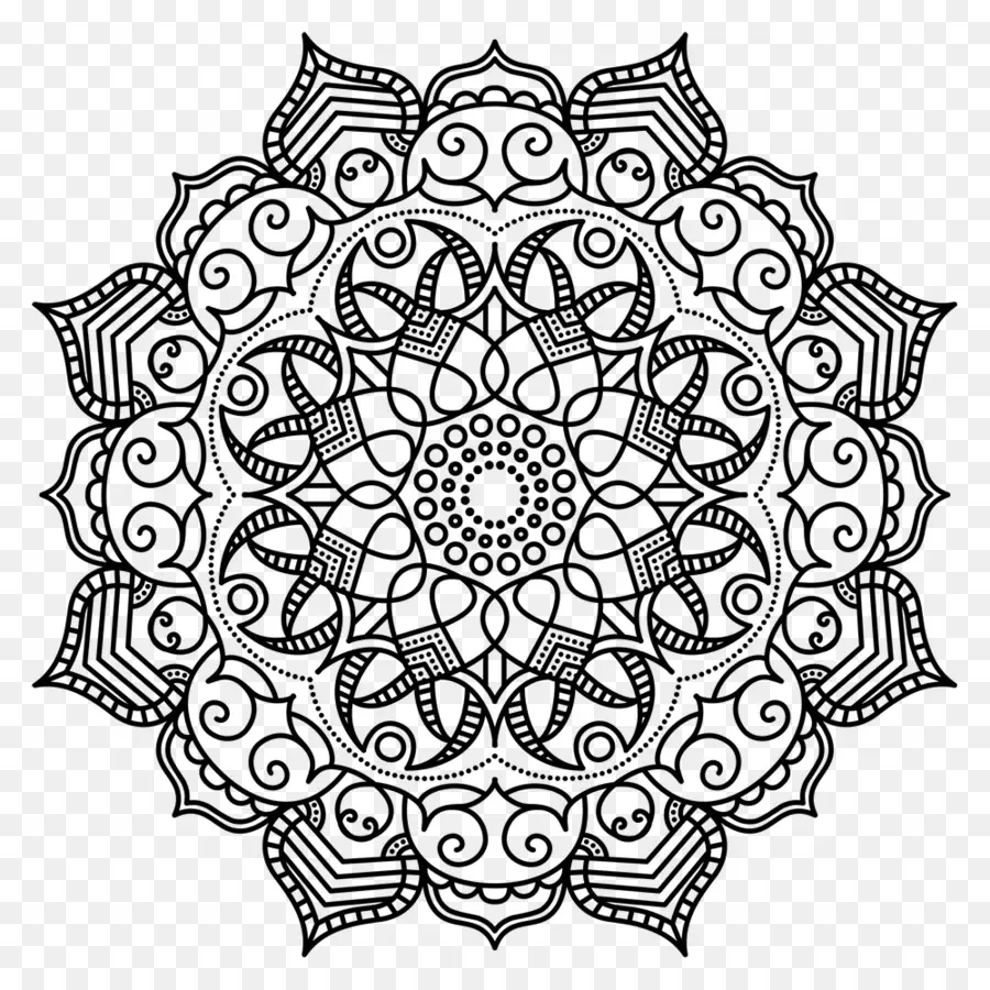 Mandala，Desain PNG