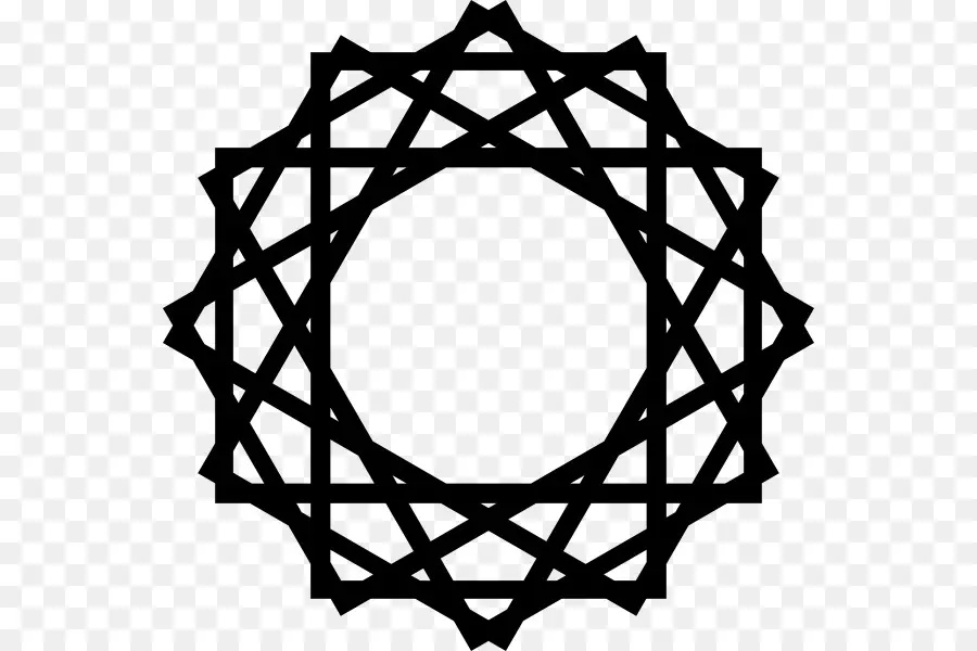 Pola Geometris Islam，Seni Islam PNG