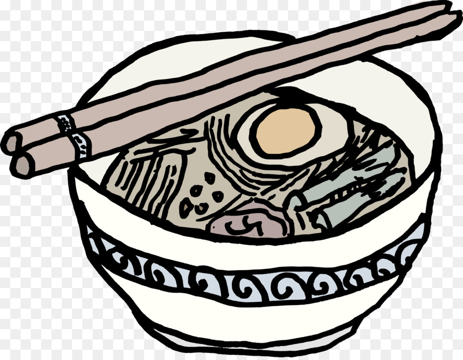 Mangkuk Ramen，Sumpit PNG