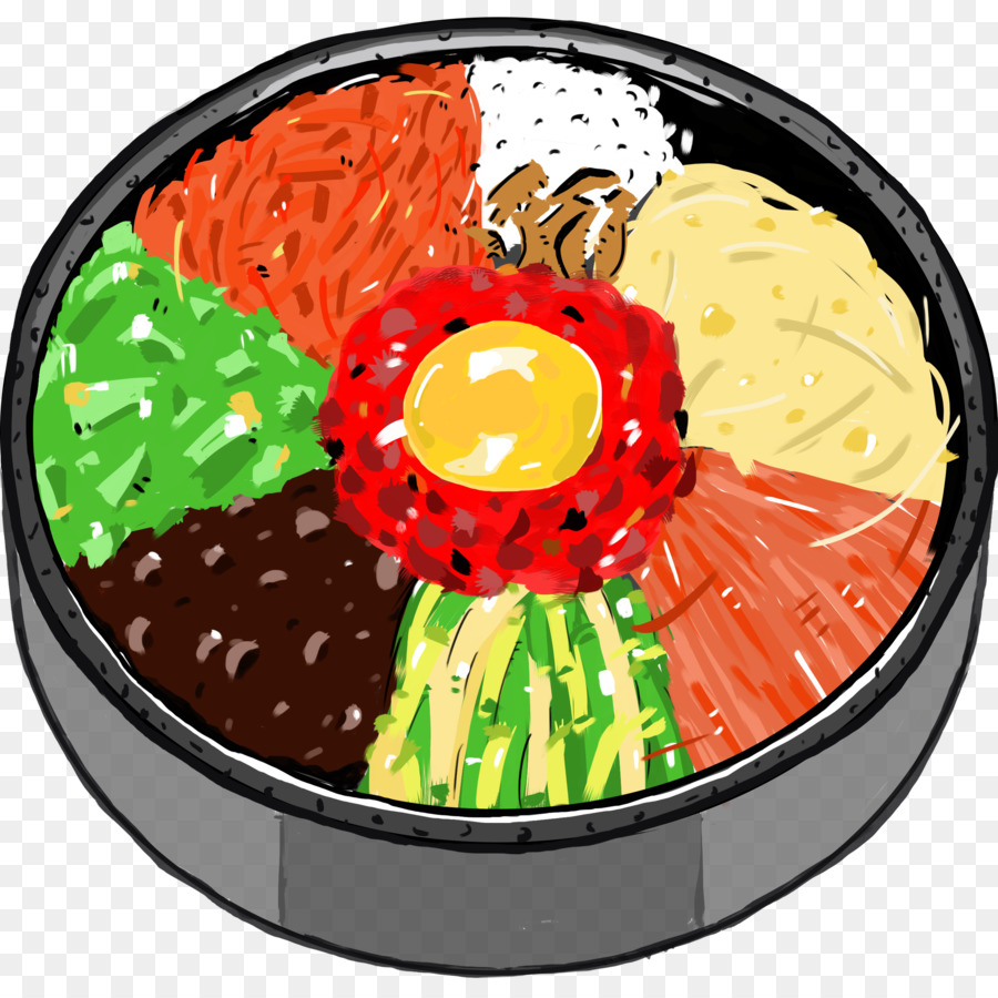 Bibimbap, Masakan Korea, Makanan gambar png