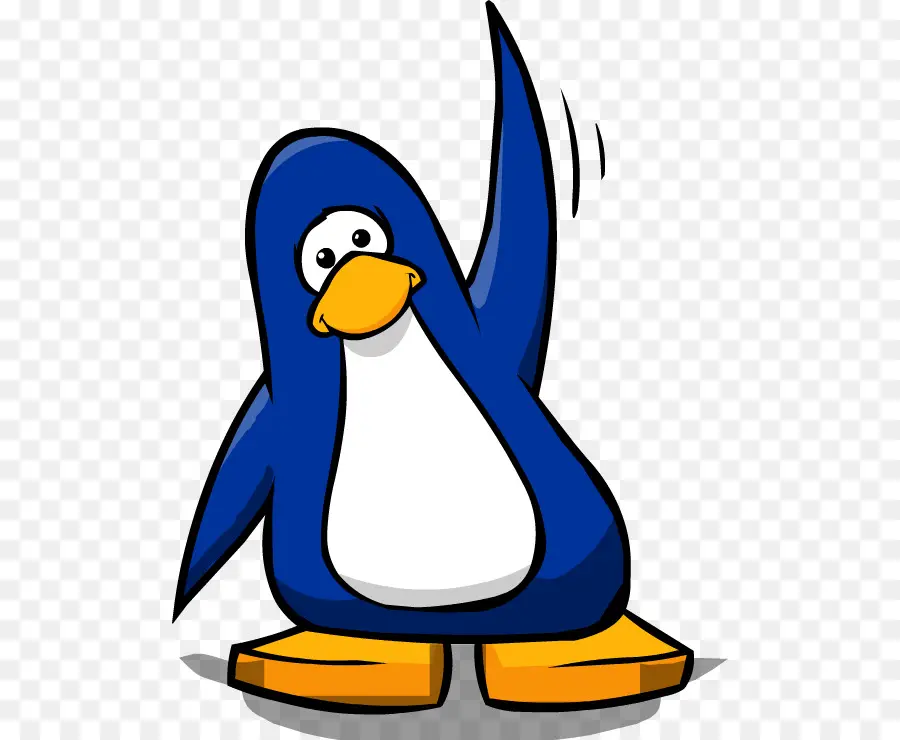 Pinguin Biru，Kartun PNG