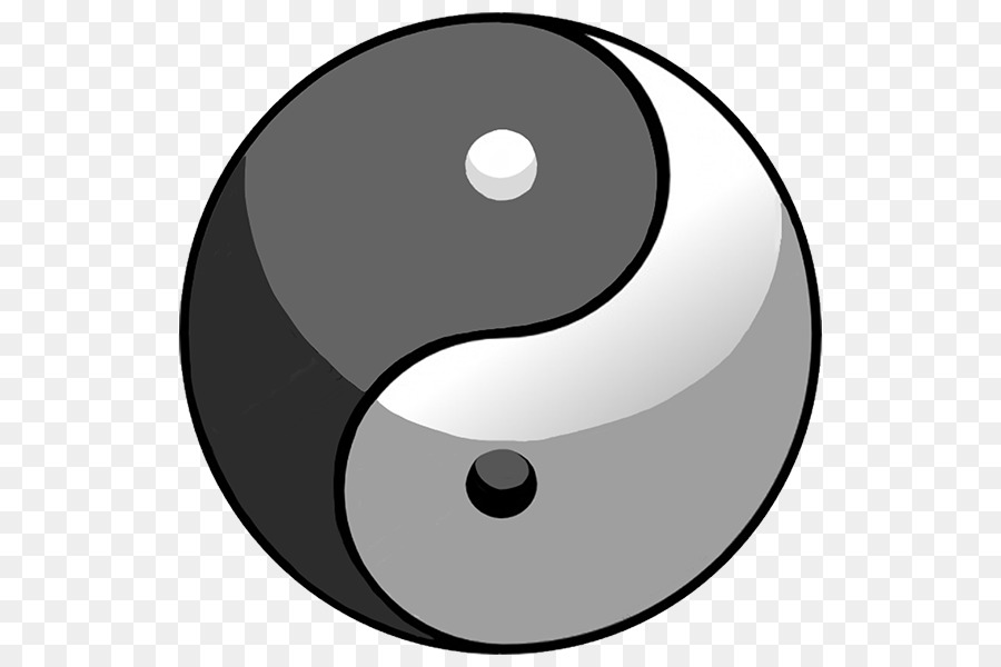 Simbol Yin Yang，Keseimbangan PNG