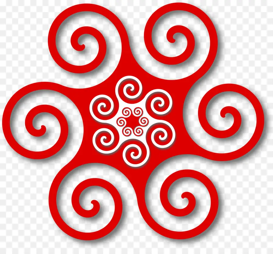 Desain Spiral Merah，Keramaian PNG