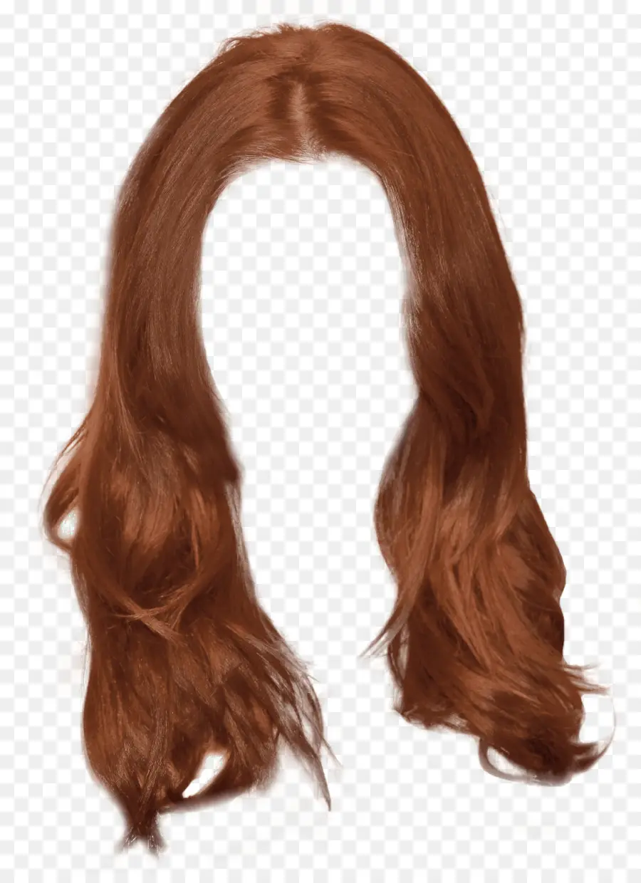 Wig Rambut Merah，Rambut PNG