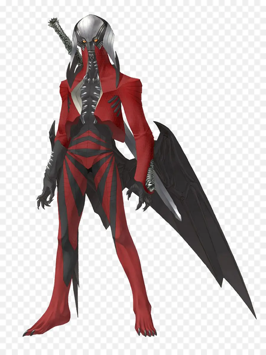 Karakter Alien Merah，Asing PNG