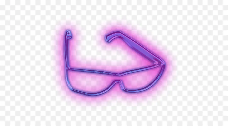 Kacamata Neon，Kacamata PNG