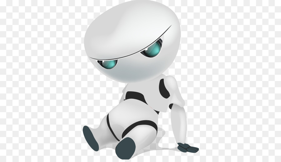 Robot Putih，Imut Imut PNG