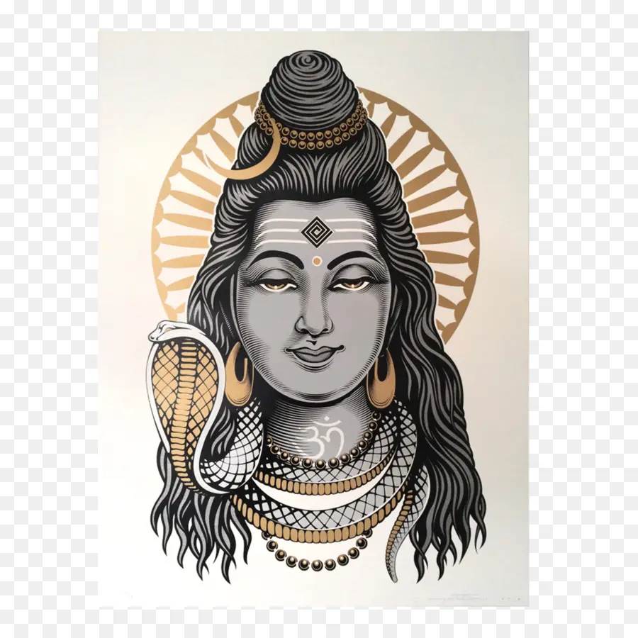 Ilustrasi Siwa，Dewa Hindu PNG