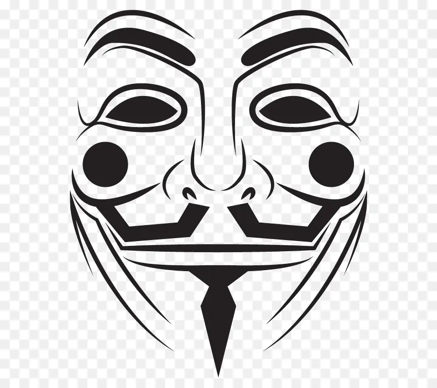 Topeng Guy Fawkes，Anonim PNG