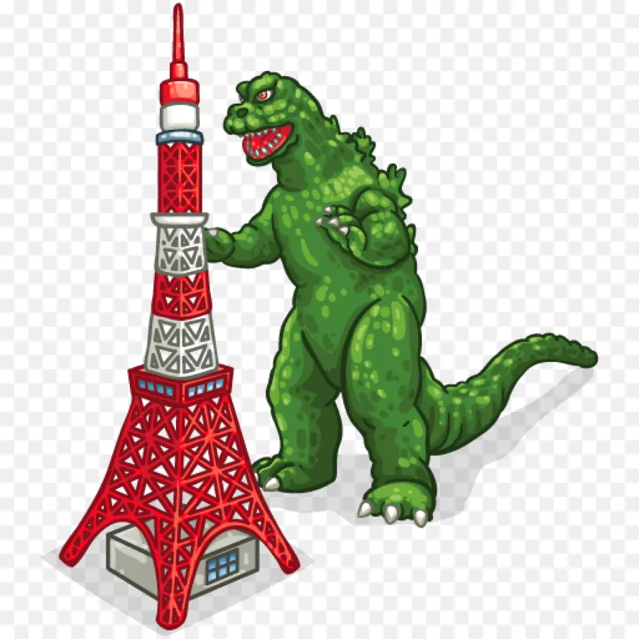 Godzilla，Menara Tokyo PNG