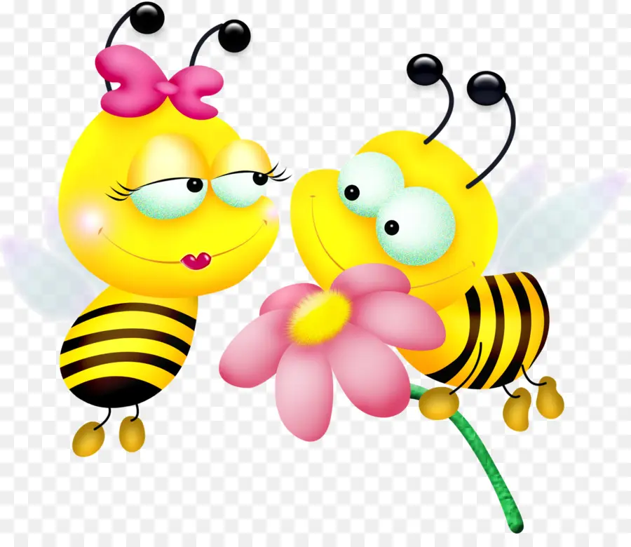 Lebah，Kartun PNG