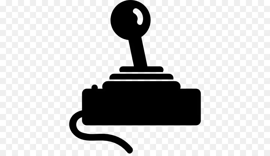 Siluet Joystick，Arkade PNG