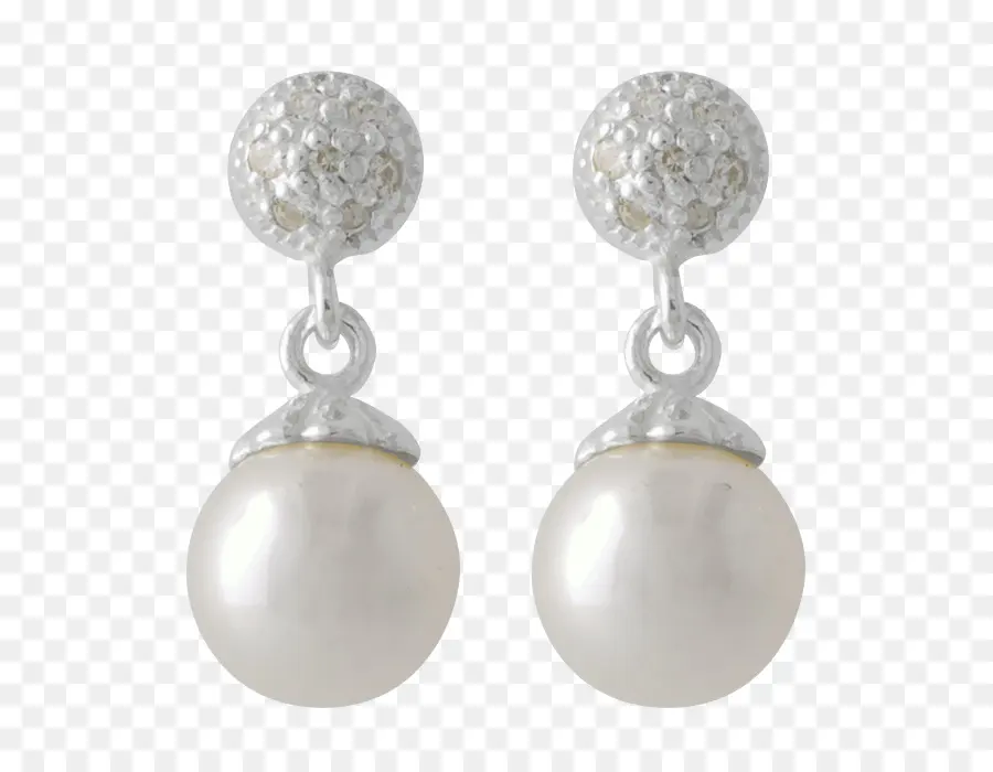 Anting Mutiara，Putih PNG