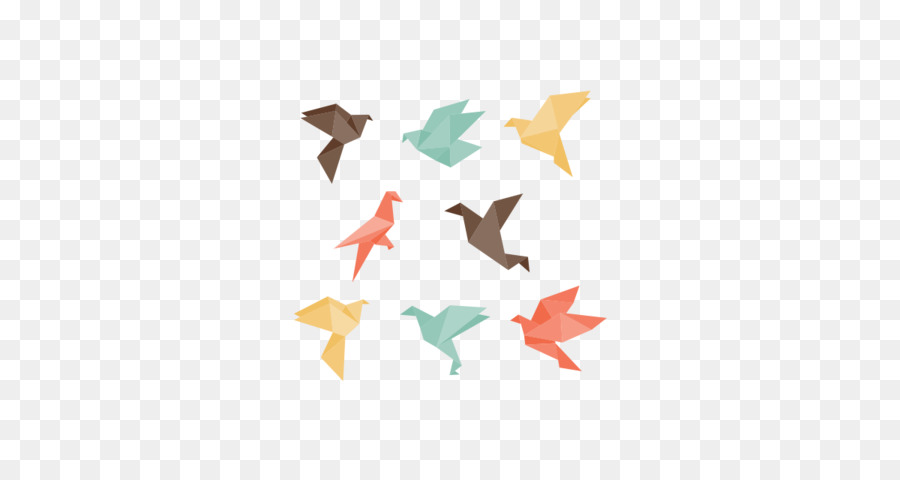 Burung，Origami PNG