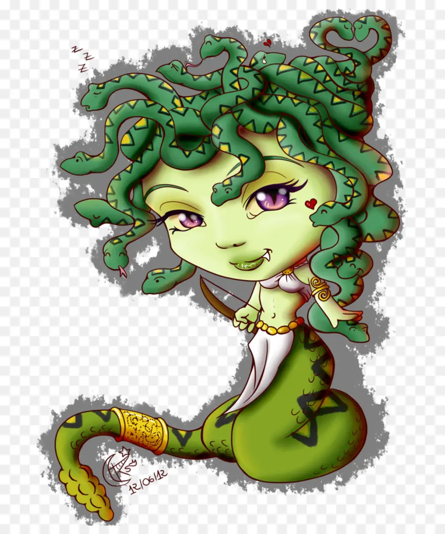 Medusa，Ular PNG