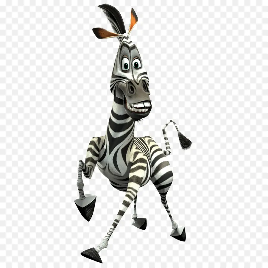 Zebra Animasi，Kartun PNG