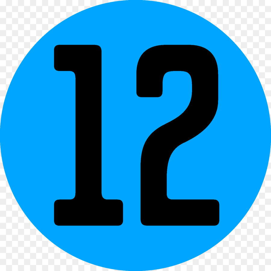 Nomor 12，Angka PNG