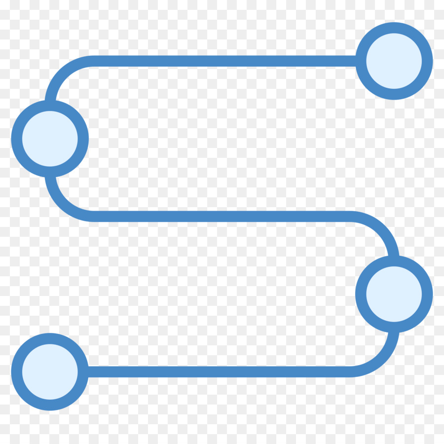 Diagram Garis Biru，Node PNG