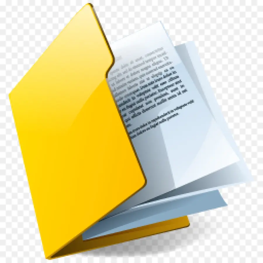 Folder Kuning，Dokumen PNG