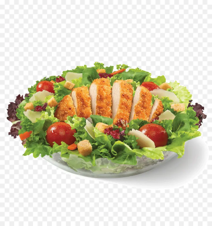 Caesar Salad，Salad Ayam PNG