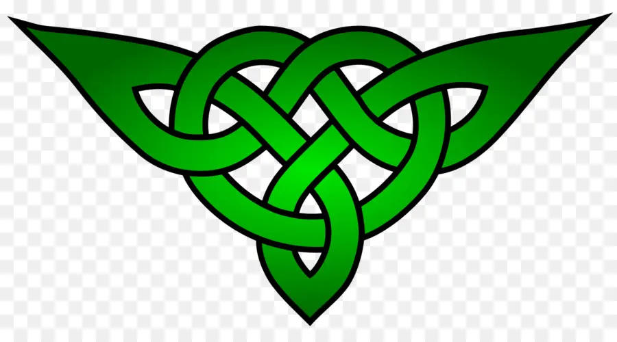 Simpul Celtic，Hijau PNG