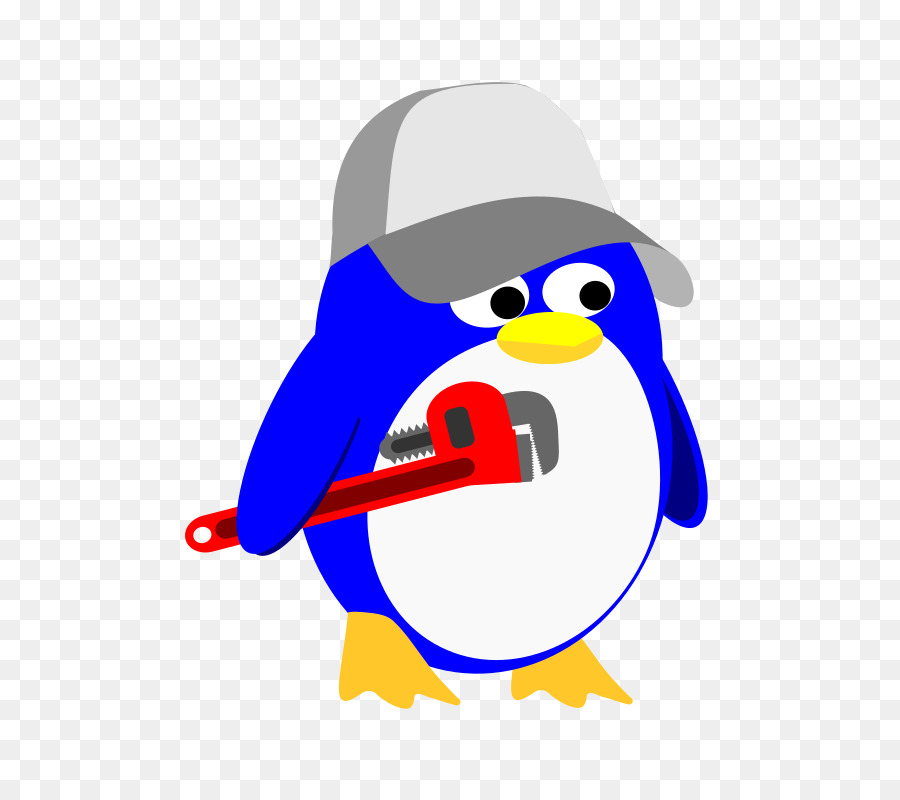 Penguin Dengan Kunci Pas，Alat PNG