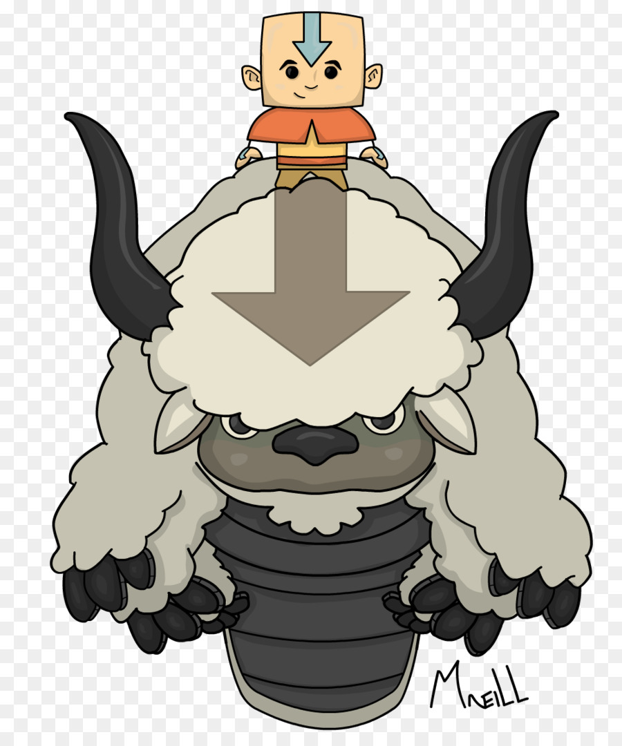 Avatar Aang Dan Appa，Appa PNG