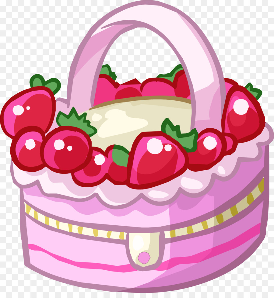 Club Penguin，Strawberry Krim Kue PNG